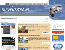 Tablet Screenshot of duivensites.nl
